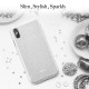 ESR Makeup Glitter case for iPhone X, Silver