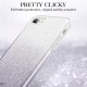 Carcasa ESR Makeup Glitter iPhone 8 / 7, Ombre Black