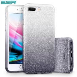 ESR Makeup Glitter case for iPhone 8 Plus / 7 Plus, Ombre Black