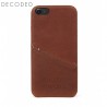 Leather back cover for iPhone 8 / 7 / 6s / 6 (4,7 inch) Decoded brown