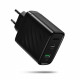 ESR Power Delivery (PD) Charger 36W, 1 USB-C + 1 USB-A, Black
