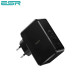 Incarcator de retea ESR Power Delivery (PD) Charger 41W, 2 porturi USB, Black