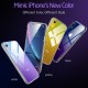 Carcasa ESR Mimic Ice Shield iPhone XR, Blue Purple
