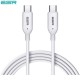 USB-C to USB-C PD Cable, 1.2M Cable, White
