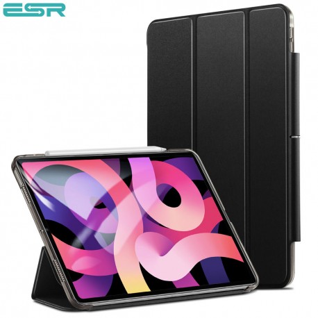 ESR iPad Air 4 10.9 inch (2020) Ascend Trifold with Clasp, Jelly Black