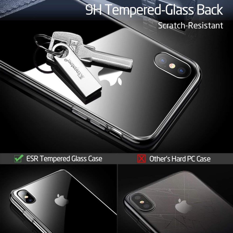 iphone xs/x mimic tempered glass case iphone xs/x mimic tempered glass case